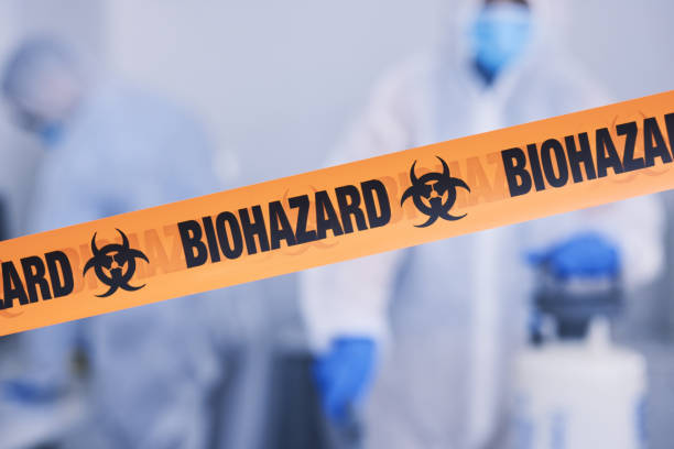 Professional Blood Cleanup technician working in Petersburg, VA